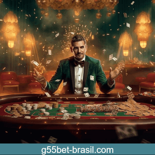Ofertas e recompensas da G55bet em catálogo visual.